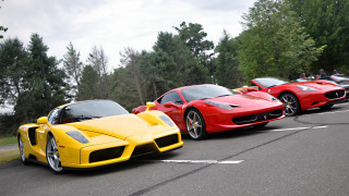Sports cars parking lot vivid - rich vivid color free wallpaper