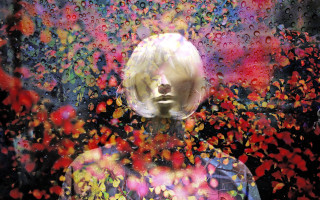 Mannequin colorful water drops red - david lachapelle free wallpaper