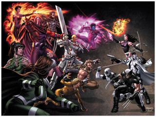 Group people swords hands fighting - alan davis free wallpaper