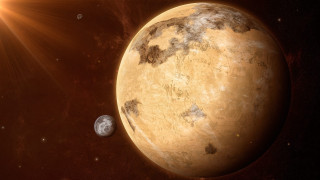 Planet sun moon constellation space - planet free wallpaper