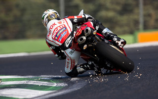 Motorcycle leaning helmet precisionism puzzle - a motorcycle free wallpaper