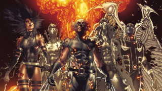 People fire sky demon creature - creature free wallpaper