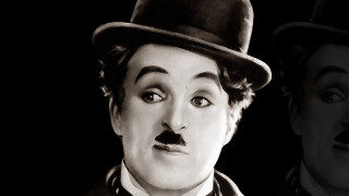 Mustache tophat colorized photo portrait - a drawing of a man free wallpaper