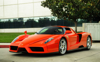 Red sports car neoclassicism digital - vibrant color free wallpaper