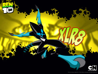 Cartoon character flying yellow black - a yellow background free wallpaper for desktop
