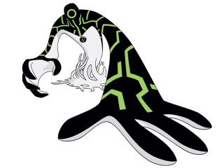 Black green animal white face - adam manyoki free wallpaper