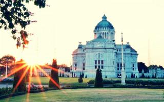 Bengal school of art dome - a matte painting free wallpaper for desktop