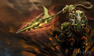 Man sword demon back painting 5 - bayard wu free wallpaper