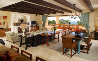 Open living room ocean view 4 - dining free wallpaper
