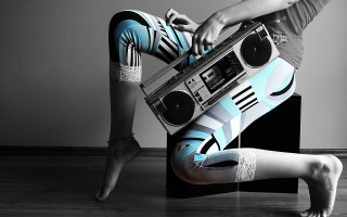 Funk boot leggings blackwhite fashion - their leg free wallpaper