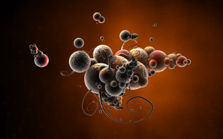 Bubbles balls generative art mandelbrot - image of a bunch free wallpaper