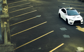 White car parking lot parking - drew tucker free wallpaper