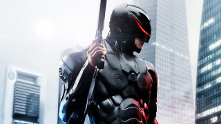 Futuristic suit man city skyscrapers - skyscraper free wallpaper