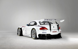White sports car black top 4 - a black stripe free wallpaper