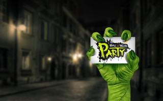 Hand holding party sign dark - avgust černigoj free wallpaper