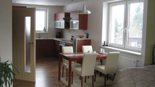 Kitchen table chairs window couch - a view free wallpaper