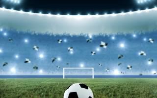Soccer ball stadium birds light - alain tasso free wallpaper
