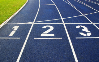 Running track numbers grass night - grass free wallpaper