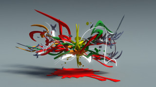 Colorful floating gray red paint - red paint free wallpaper