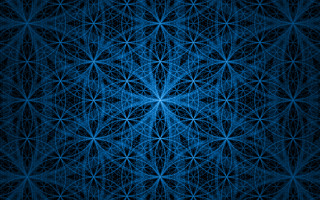Blue star hologram sacred geometry - center free wallpaper