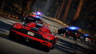 Red sports car driving police - in gta v free wallpaper