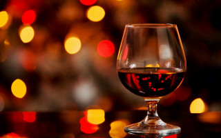 Wine glass night lights moon - a glass of wine free wallpaper