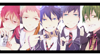 Anime characters colored hair ties 2 - colored free wallpaper