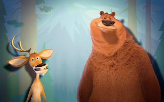 Cartoon bear deer furry art - furry art free wallpaper