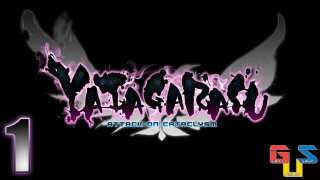 Black background purple white logo - lettering free wallpaper