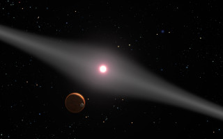 Comet bright light foreground space - center free wallpaper
