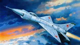 Fighter jet star sky mountains - its tail free wallpaper
