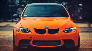 Car street trees sky orange - the background and a sky background free wallpaper
