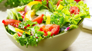Salad vegetables table napkin rayonism - other vegetable free wallpaper