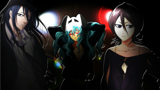 Anime characters dark room moon - a group of anime characters free wallpaper