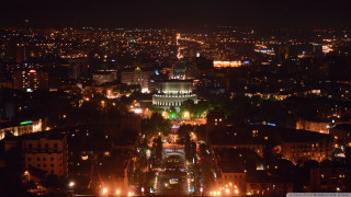 City night lights buildings background 5 - edi rama free wallpaper