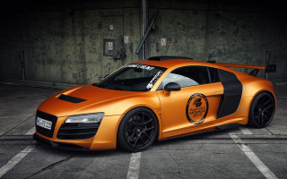 Orange sports car black stripe 3 - andrew law free wallpaper
