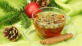 Cup tea cinnamon christmas decorations - a cup of tea free wallpaper