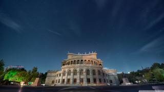 Building dome clock tower night 2 - neoclassicism free wallpaper for desktop