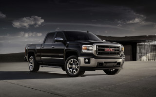 Black truck parking lot cloudy - eric dinyer free wallpaper