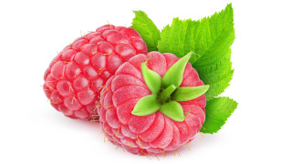 Raspberries green leaves photorealism 3d 2 - green leaf free wallpaper for desktop