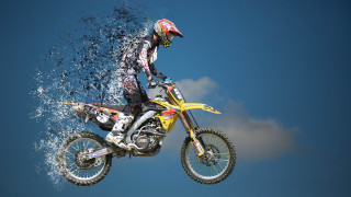 Man dirtbike water air gear - a man riding free wallpaper