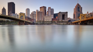 City skyline bridge river architecture - a bridge over the water free wallpaper