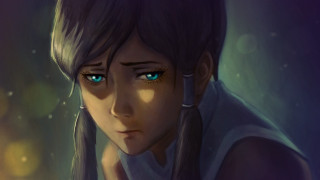 Blue eyed girl serious white - serious free wallpaper for desktop