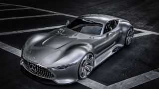 Silver sports car parking lot 10 - panfuturism free wallpaper