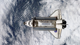 Space shuttle earth clouds blue - space free wallpaper
