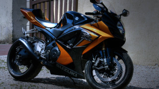 Motorcycle road building fence helmet - near free wallpaper