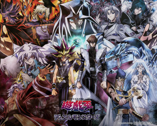 Anime characters group background characters - a background free wallpaper