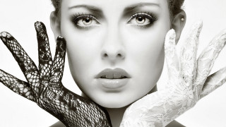 Woman glove white dress lace - a glove free wallpaper
