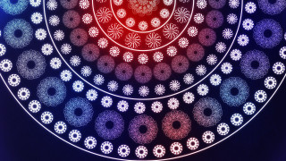 Generative spiral floral kimono wings - earnst haeckel free wallpaper