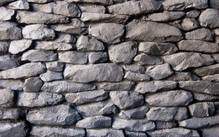 Stone wall black white clock 2 - texture free wallpaper